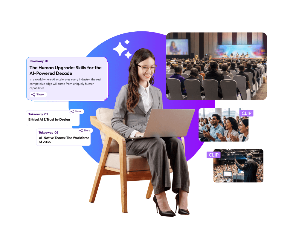 How AI Conference Video Highlights Improve Internal and External Engagement