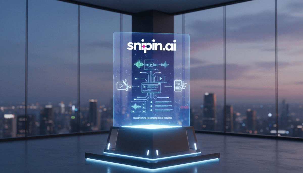 Snipin AI turns your event recordings